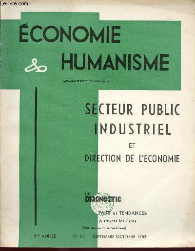 ECONOMIE ET HUMANISME N81 : SEPT/OCT 53