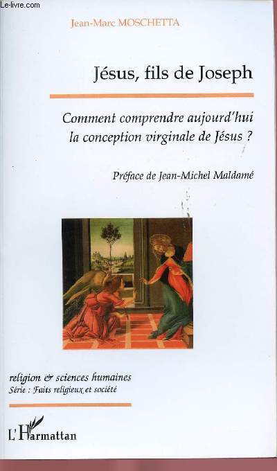 JESUS, FILS DE JOSEPH : COMMENT COMPRENDRE AUJOURD'HUI LA CONCEPTION VIRGINALE DE JESUS?