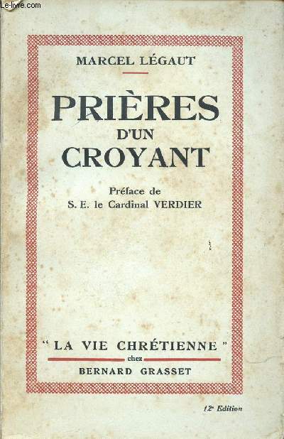 PRIERES D'UN CROYANT