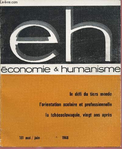 ECONOMIE ET HUMANISME N181 : MAI / JUIN 68