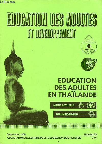 EDUCATION DES ADULTES ET DEVELOPPEMENT N33 - SEPT 89