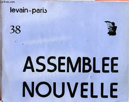 ASSEMBLEE NOUVELLE N38 : JOYEUX NOEL ET BONNE FETES