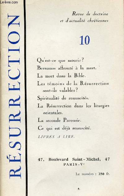 RESURRECTION N10