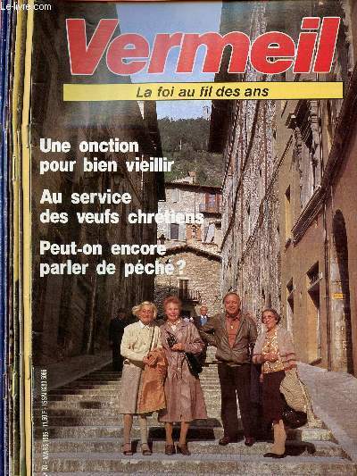 VERMEIL : 7 REVUES : N33, 34,37,42,50,51,52