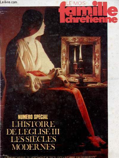 LE MOIS FAMILLE CHRETIENNE - SUPPLEMENT MENSUEL DE L'HEBDOMADAIRE N 399 - 5 SEPT 1985
