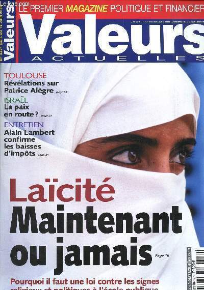 VALEURS ACTUELLES N3471 - DU 6 AU 12 JUIN 2003