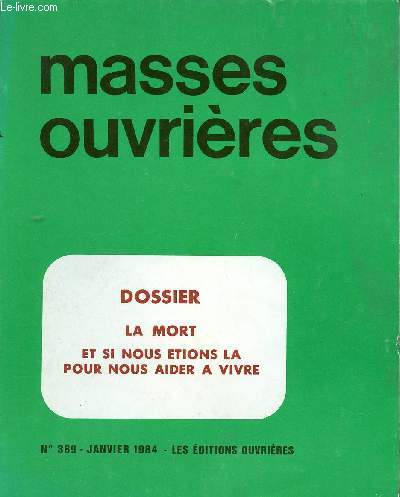 MASSES OUVRIERES N 389 - JAN 84