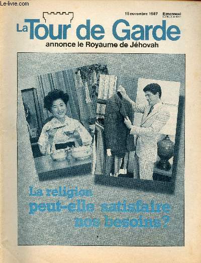 LA TOUR DE GARDE N22 - VOL 108 - 15 NOV 87