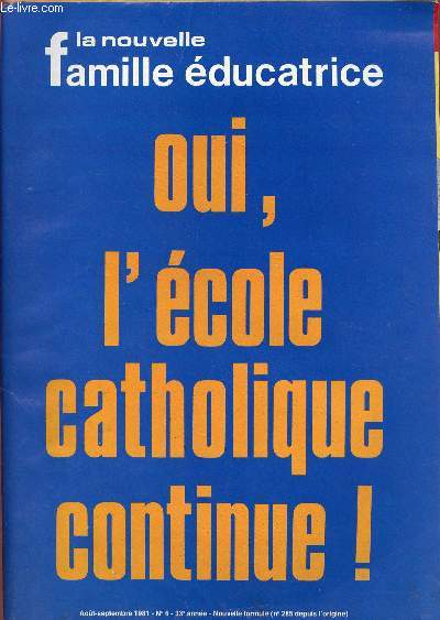 LA NOUVELLE FAMILLE EDUCATRICE N
