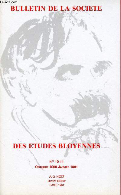 BULLETIN DE LA SOCIETE DES ETUDES BLOYENNES N10-11 : OCT 90- JAN 91