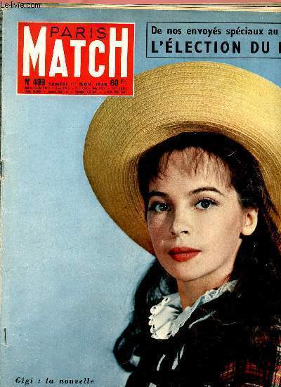 PARIS-MATCH N499 - 1ER NOV 58 : Les voix de la France au Conclave / Vlaminck, la fin d'un fauve / La vie violente de Vlaminck / Margaret, escapade au Savoy,etc