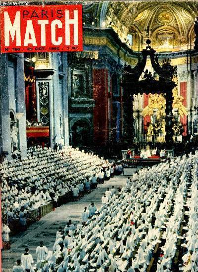 PARIS-MATCH N706 - 20 OCT 62 : Kennedy veut comprendre le miracle franais / Chez Molire, les trois coups de la rentre / Qu'est ce qui a trahi Oreiller ?,etc