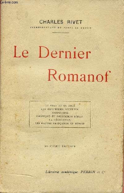 LE DERNIER ROMANOF