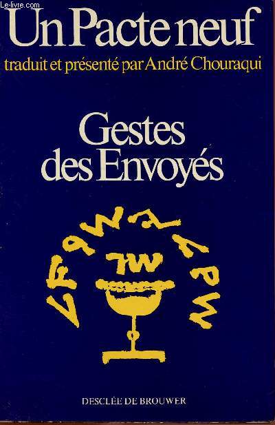 UN PACTE NEUF : GESTE DES ENVOYES