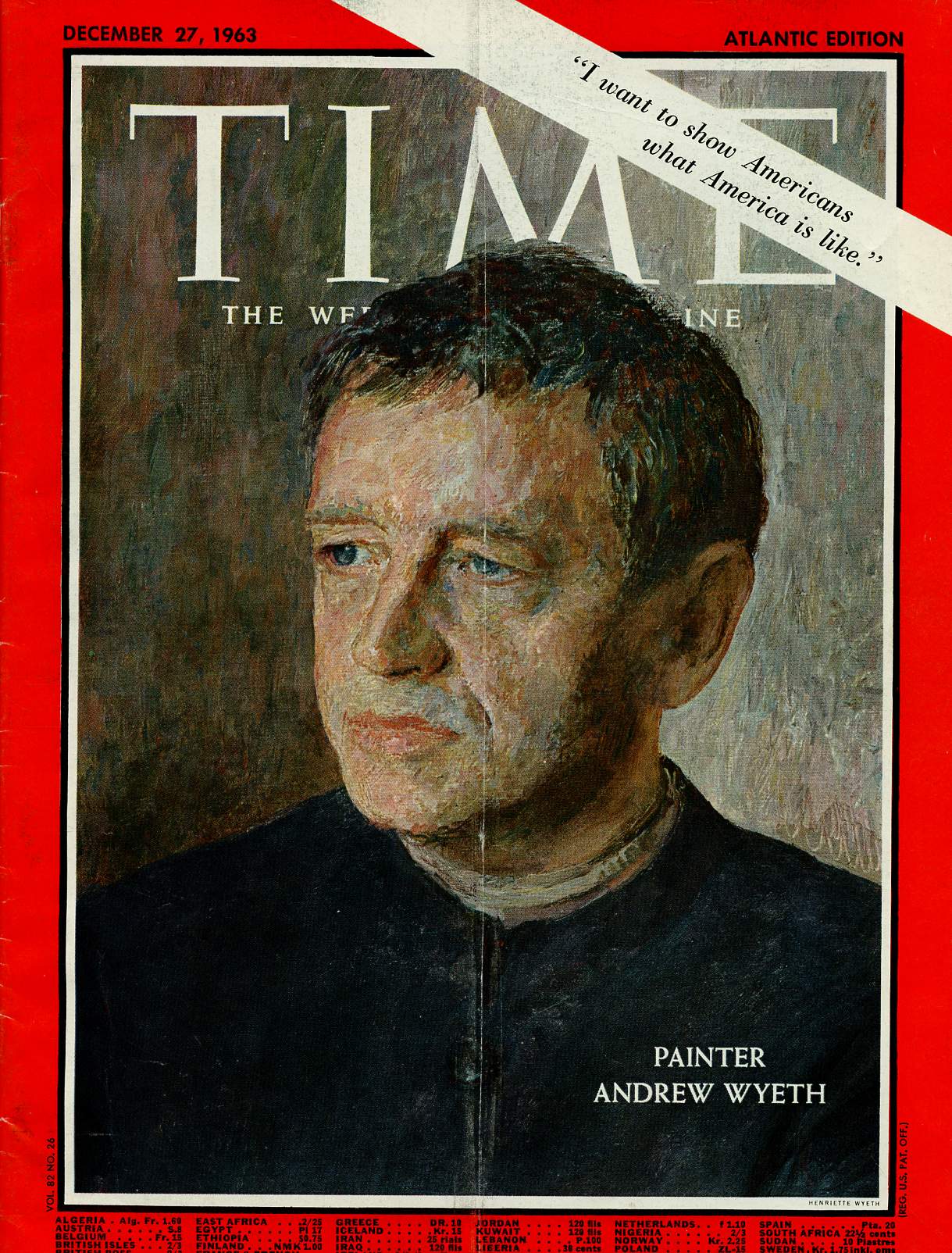TIME N26 - DECEMBER 27, 1963 : The U.S / Show business / Music / Press / Religion / Science / The World,etc