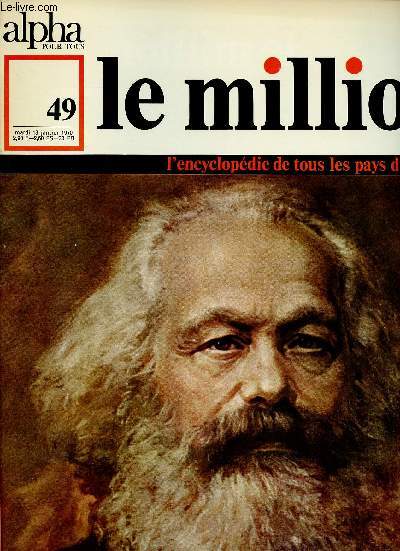 ALPHA POUR TOUS - LE MILLION N49 - 13 JAN 70 :ALLEMAGNE : Repres chronologiques, littrature, Rhin (carte commente)