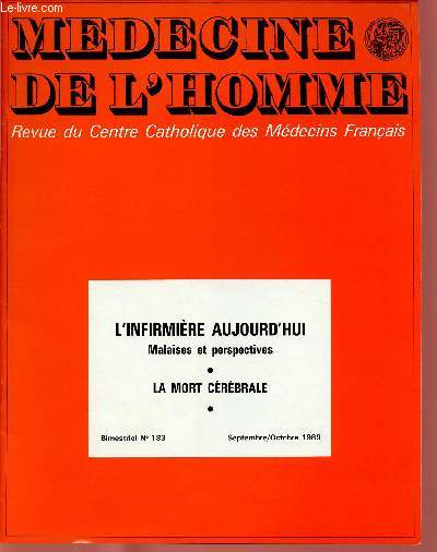 MEDECINE DE L'HOMME N183 - SEPT/OCT 89 :