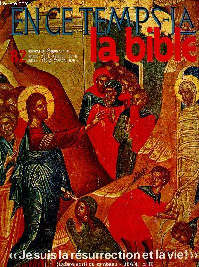 EN CE TEMPS-LA BIBLE N82 - 18 MAI 71 : 
