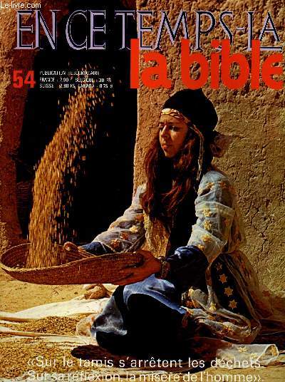 EN CE TEMPS-LA BIBLE N54 - 3 NOV 70 : 