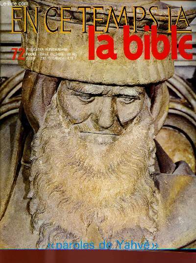EN CE TEMPS-LA BIBLE N72 - 9 MARS 71 : 