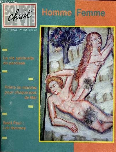 CHRIST SOURCE DE VIE N335- MAI 96 : HOMME ET FEMME / SAINT PAUL : LES FEMMES