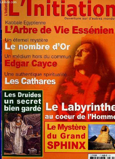 L'INITIATION - 2 REVUES - N1 (nov/dec 2004) ET 35 (jui/ aot 2010) : Le Labyrinthe au coeur de l'homme / Le Mystre du Grand Sphynx / Chamanisme Egyptien / S'harmoniser par le mouvement,etc