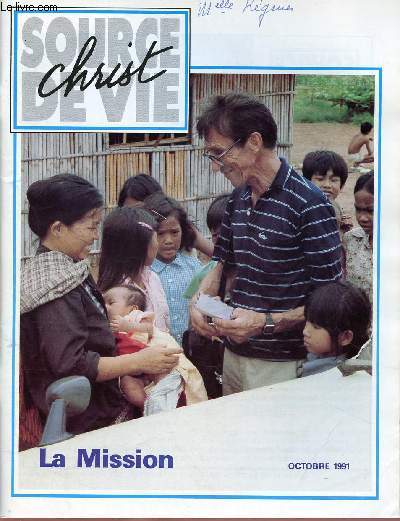 CHRIST SOURCE DE VIE N288- OCT 91 : LA MISSION