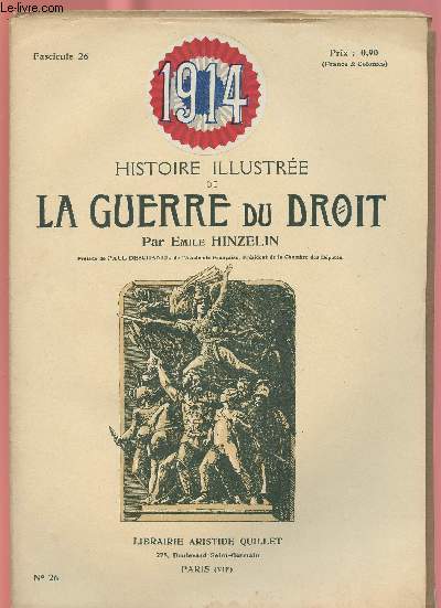 1914- HISTOIRE ILLUSTREE DE LA GUERRE DU DROIT N26