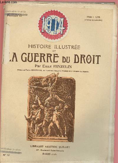 1914- HISTOIRE ILLUSTREE DE LA GUERRE DU DROIT N12