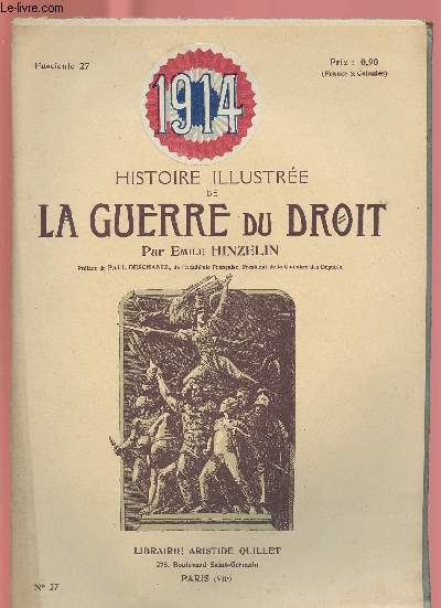 1914- HISTOIRE ILLUSTREE DE LA GUERRE DU DROIT N27