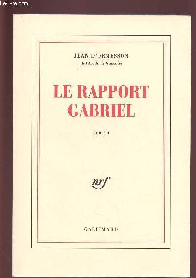 LE RAPPORT GABRIEL