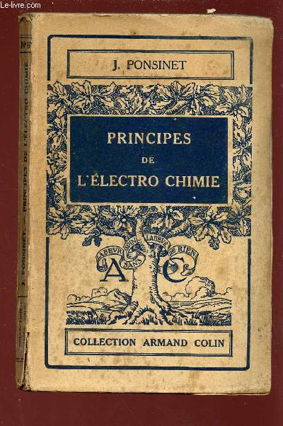 PRINCIPES DE L'ELECTRO CHIMIE