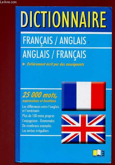 DICTIONNAIRE FRANCAIS / ANGLAIS - ANGLAIS/FRANCAIS