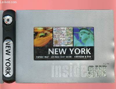 NEW YORK : POPOUT MAP,64 PAGE CITY GUIDE -COMPASS & PEN