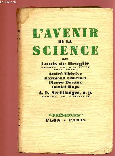 L'AVENIR DE LA SCIENCE
