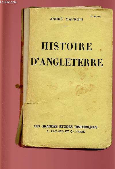 HISTOIRE D'ANGLETERRE