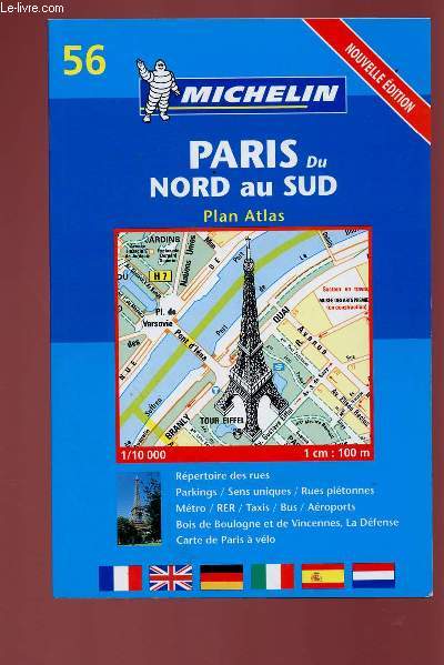 PARIS DU NORD AU SUD - PLAN ATLAS