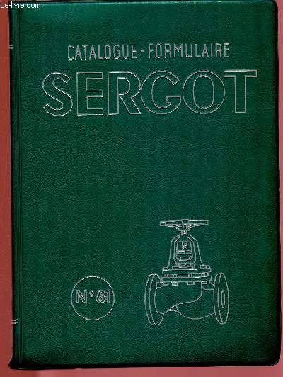 CATALOGUE-FORMULAIRE SERGOT N61