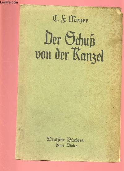 DER SCHUB VON DER KANZEL