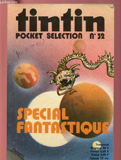 TINTIN POCKET SELECTION N32 : SPECIAL FANTASTIQUE : Magellan : 