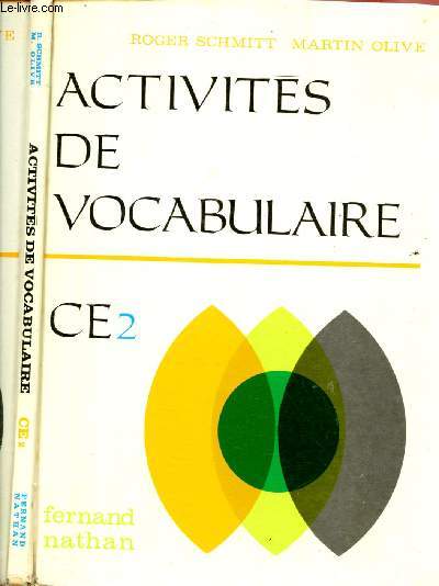 ACTIVITES DE VOCABULAIRE - CE2
