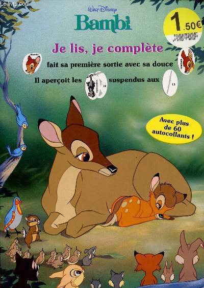 BAMBI : JE LIS, JE COMPLETE