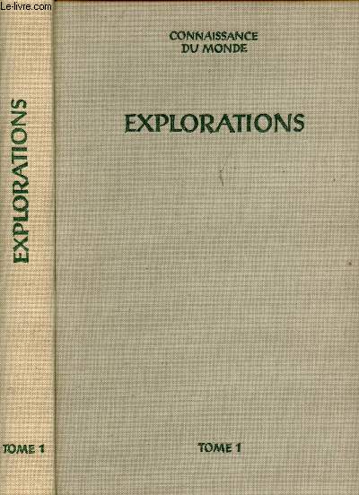 EXPLORATIONS - TOME 1- 1 VOLUME - COLLECTION 