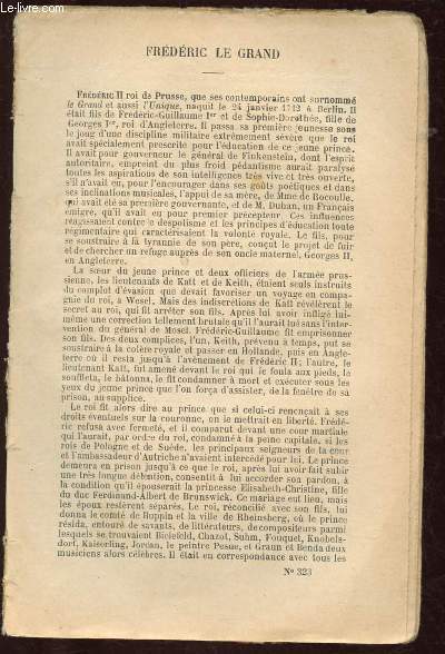 BIBLIOTHEQUE POPULAIRE N323 : MEMOIRE DU PHILOSOPHE DE SANS-SOUCI