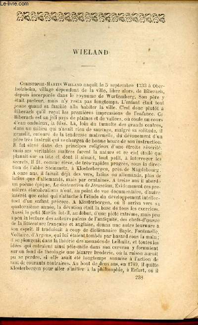 BIBLIOTHEQUE POPULAIRE N238 : L'OMBRE DE L'ANE (FRAGMENT DE L'HISTOIRE DES ABDERITAINS)