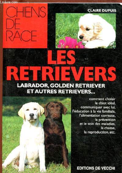 CHIENS DE RACE : LES RETRIEVES : Labrador, golden retriever et autres retrievers