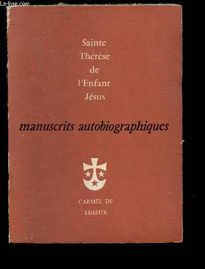 MANUSCRITS AUTOBIOGRAPHIQUES [RELIGION CHRETIENNE]