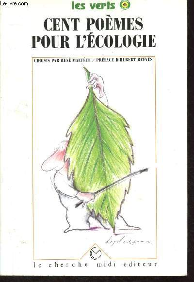 CENT POEMES POUR L'ECOLOGIE (POESIE) - COLLECTION 