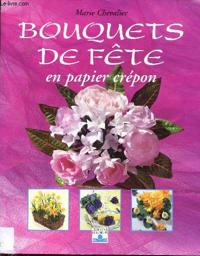 BOUQUET DE FETE EN PAPIER CREPON (CREATION)
