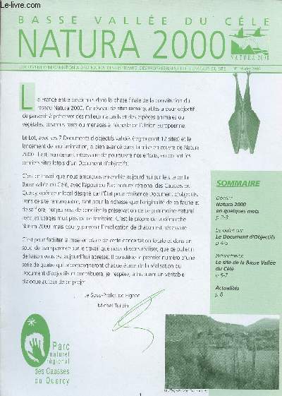 BASSE VALLEE DU CEME : NATURA 2000 - DOCUMENT D'INFORMATION A DESTINATION DES HABITANTS, DES PROPRIETAIRES ET DES USAGERS DU SITE - N1 - FEV 2006 + 